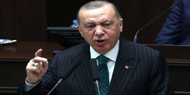 زلة لسان لأردوغان تفضح دوره التخريبي في سورية ودعمه التنظيمات الإرهابية فيها